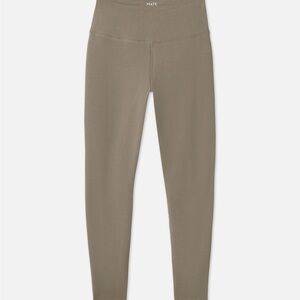 MATE the Label Organic Cotton Midi Leggings - Pebble